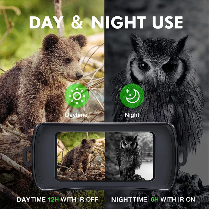 Outdoor Hunting Videos - กล้องโทรทรรศน์สำหรับใช้งานกลางแจ้ง, การสังเกตการณ์ในการล่าสัตว์, การถ่ายภาพและการบันทึกวิดีโอ, อุปกรณ์มองกลางคืนแบบอินฟราเรดความละเอียดสูง