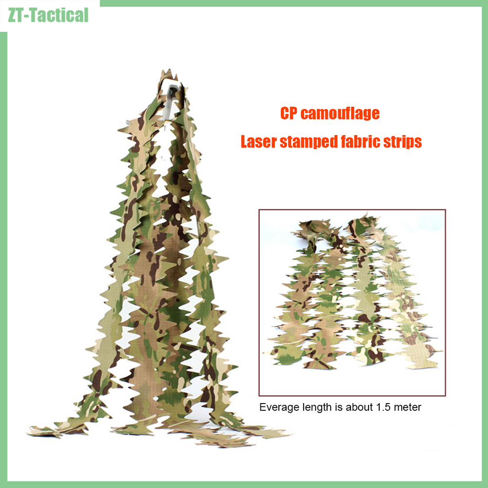 Hunting Blind Fabric - มัดใบไม้แบบหลวม3D-แถบใบที่ตัดด้วยเลเซอร์สำหรับ3D พรางตัวเหมาะสำหรับผ้าม่านล่าสัตว์แรปปืนไรเฟิลและชุดพรางแบบ DIY 10ชิ้น