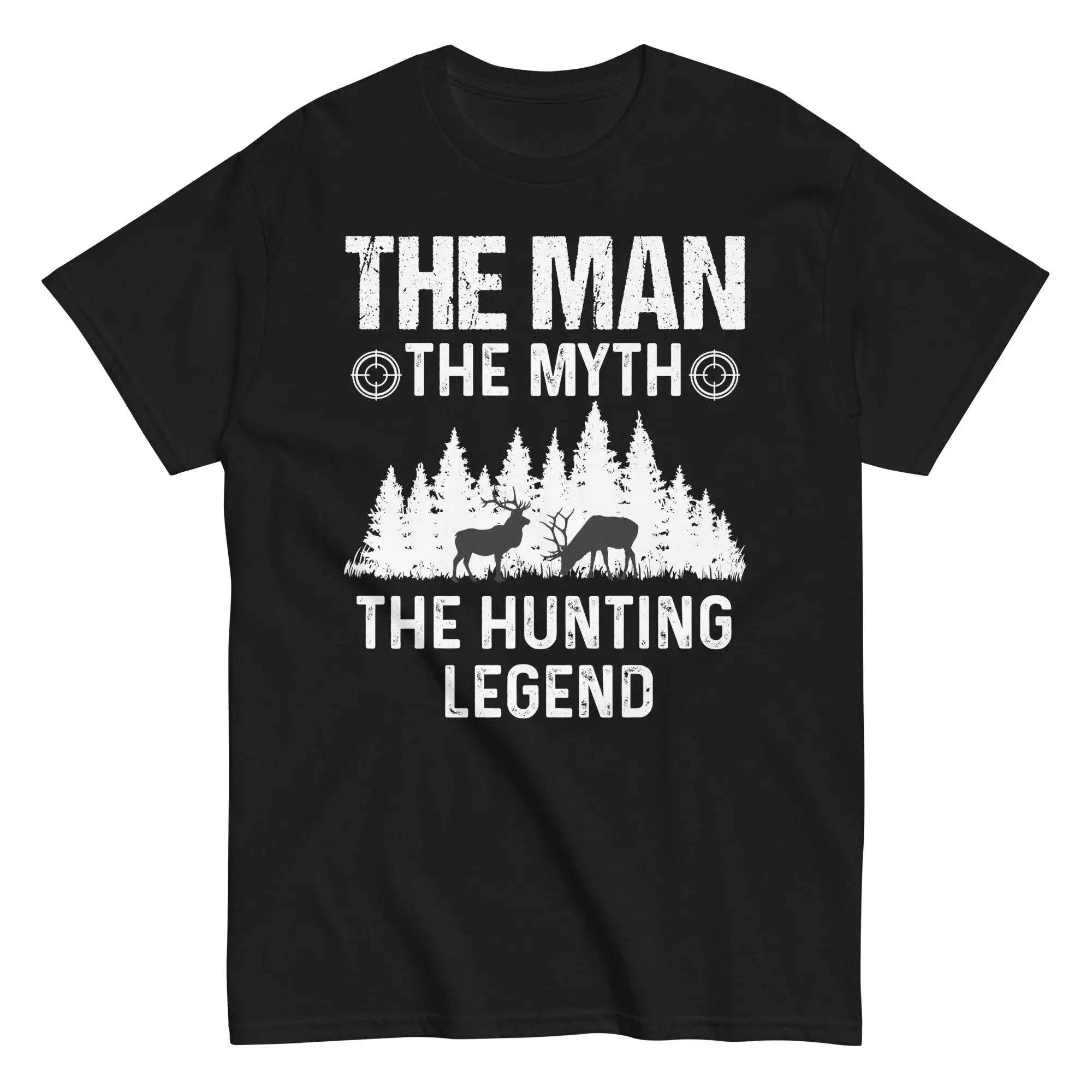 Wildman Hunting & Outdoor Vanderbijlpark - เสื้อยืด The Hunting Legend ลายกวางและหมูป่าสำหรับนักล่าสัตว์
