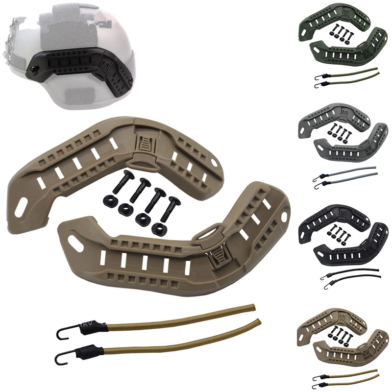 Outdoor Hunting Guide - รางยึดข้าง Tactical ARC สำหรับหมวกกันน็อค MICH2000 อุปกรณ์เสริมรางนำสำหรับหมวกกันน็อค