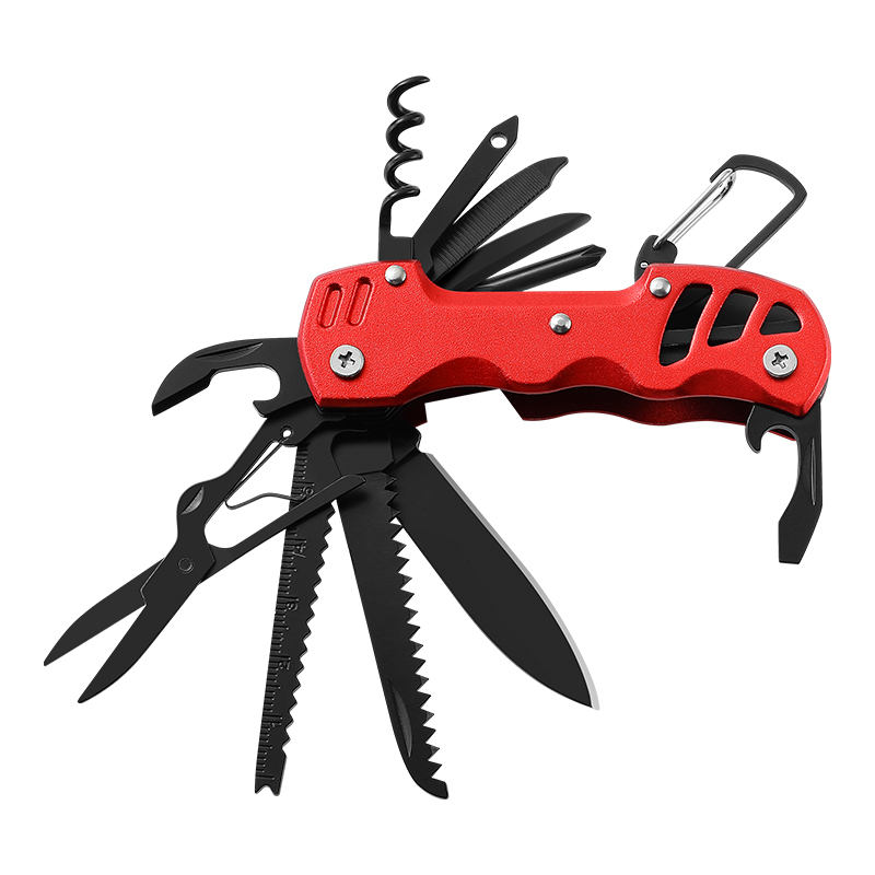 Outdoor Hunting Knife Set - มีดพกพาอเนกประสงค์สำหรับล่าสัตว์ กิจกรรมกลางแจ้ง พกพาสะดวก ใช้เป็นพวงกุญแจ มีดตั้งแคมป์ มีดตัด