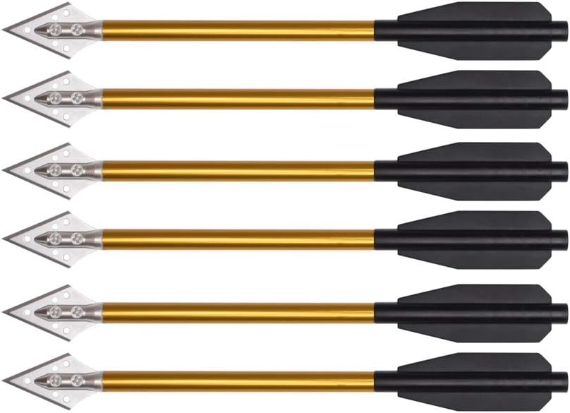 Crossbow Bolt Broadhead - อลูมิเนียม Crossbow Bolts ลูกศร 6.5 