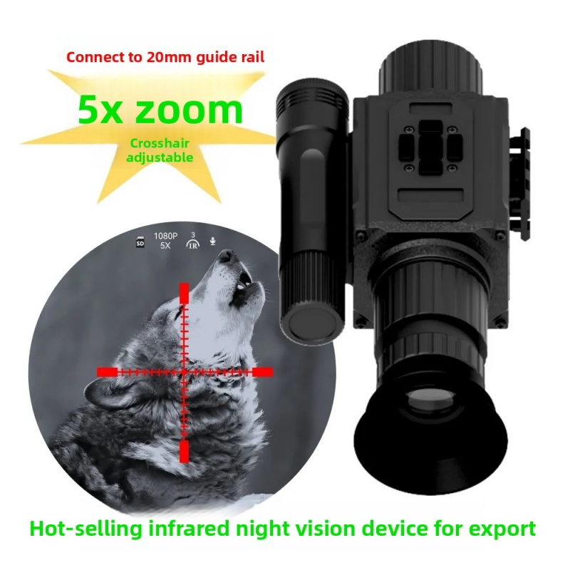 Outdoor Hunting Videos - กล้องส่องทางไกลสำหรับล่าสัตว์กลางแจ้ง NK008 กล้องอินฟราเรด HD พร้อมระบบมองเห็นในเวลากลางคืน ❄️