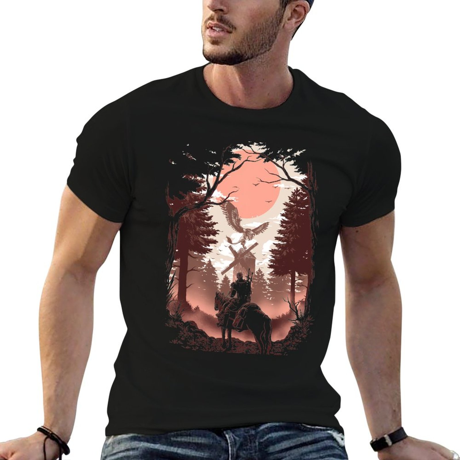 Wildman Hunting & Outdoor Vanderbijlpark - เสื้อยืด The Wild Hunt เสื้อยืดสำหรับทำงานกลางแจ้ง