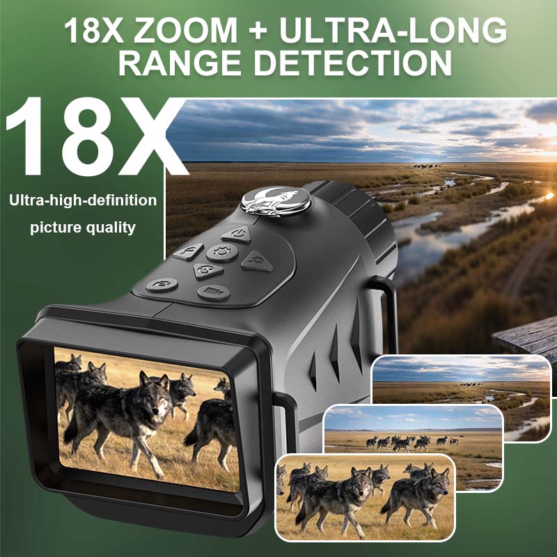 Outdoor Hunting Videos - กล้องส่องทางไกลอินฟราเรด ZIYOUHU NV380 HD พร้อมบันทึกวิดีโอ ระยะไกล