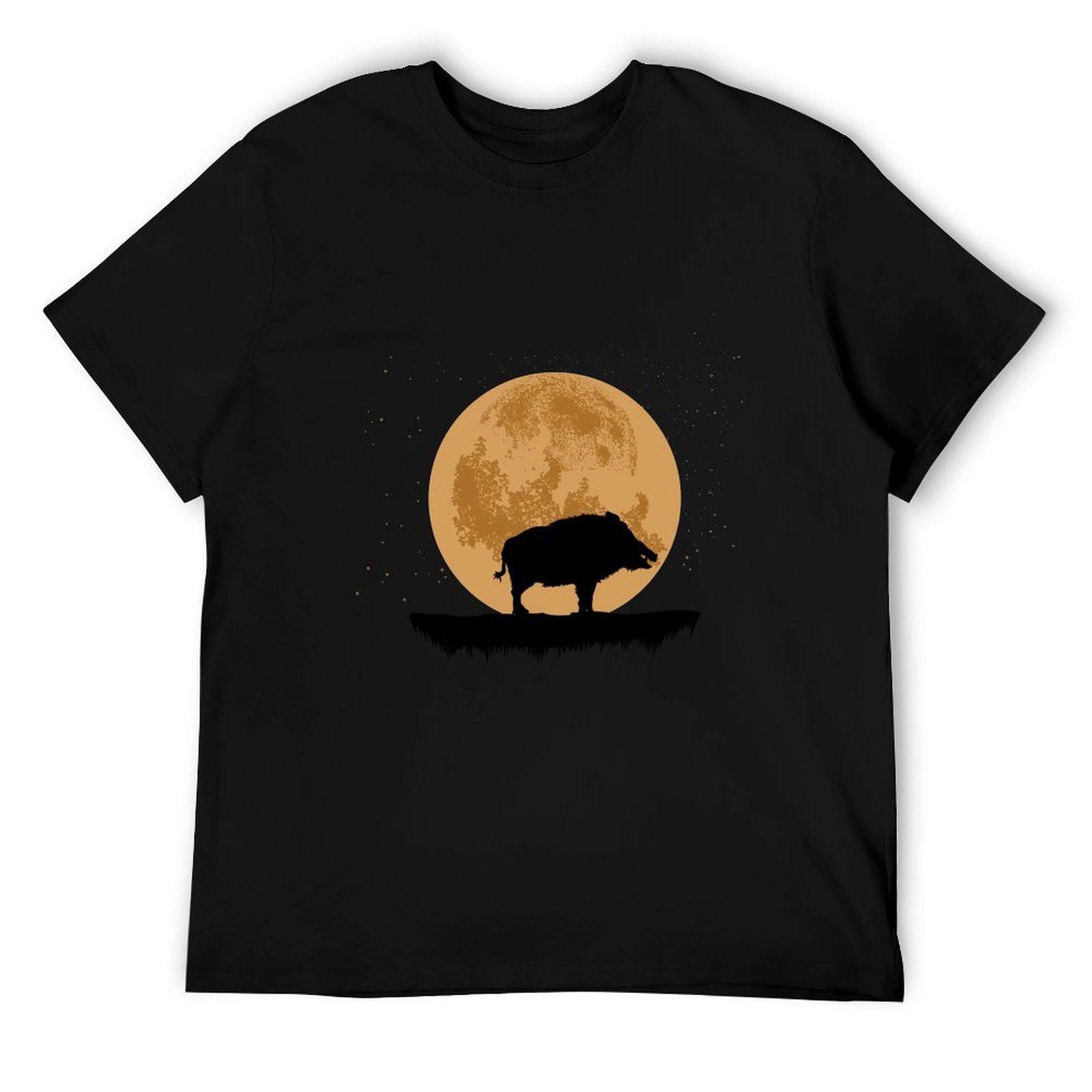 Wildman Hunting & Outdoor Vanderbijlpark - เสื้อยืดลายหมูป่า ขนหมูป่า เสื้อยืดลายวัว เสื้อยืดผู้ชาย เสื้อยืดฤดูร้อน