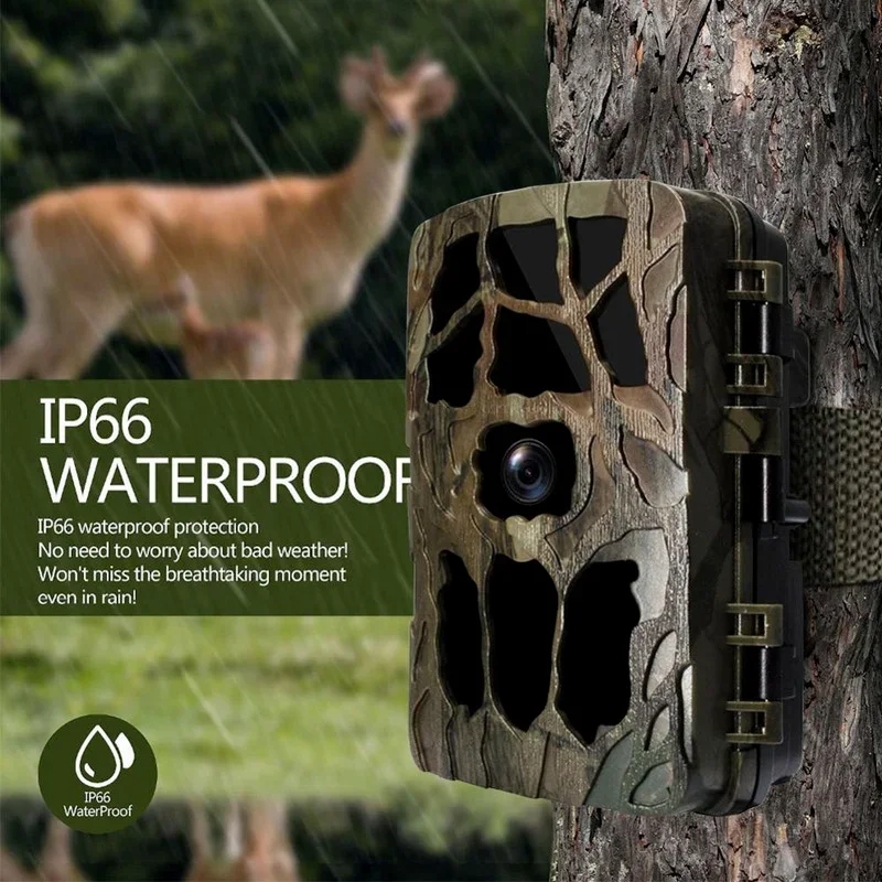 Outdoor Hunting Videos - H982 IP66กันน้ำ4K กลางแจ้งอินฟราเรด1080P Night Vision Trail