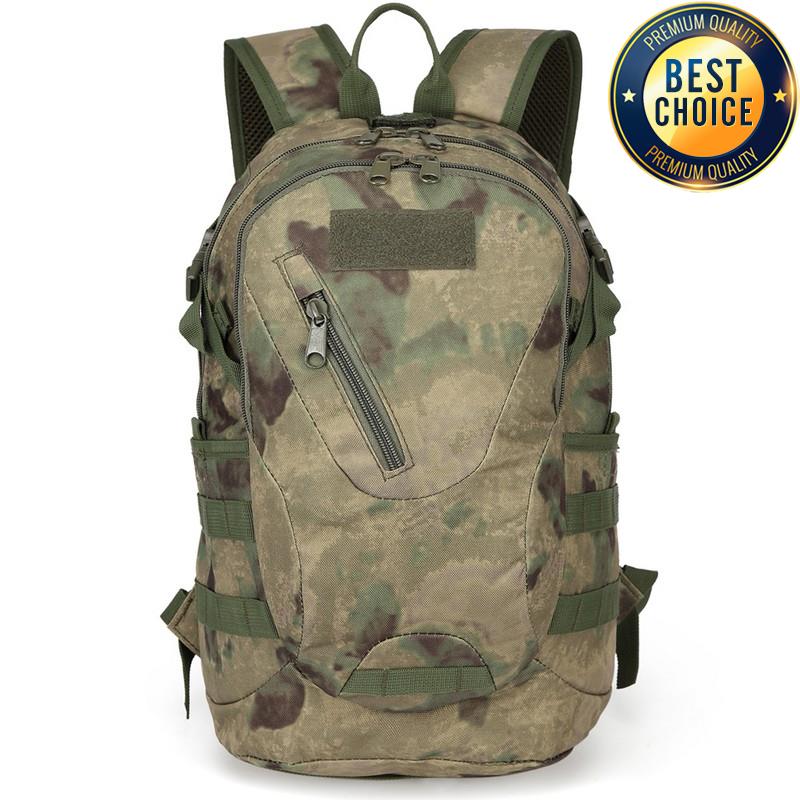 Hunting Outdoor - กระเป๋าเป้เดินทาง กระเป๋าเป้ทางยุทธวิธี 900D กระเป๋าเดินป่าลายพราง กระเป๋าเดินทางสำหรับล่าสัตว์ ปีนเขา