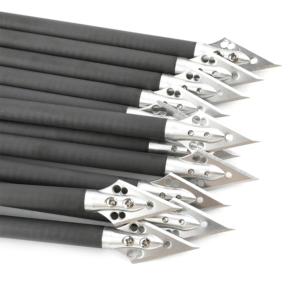 6/12pcs คาร์บอนอลูมิเนียม Cros - Crossbow Bolt Broadhead บทวิจารณ์และราคา