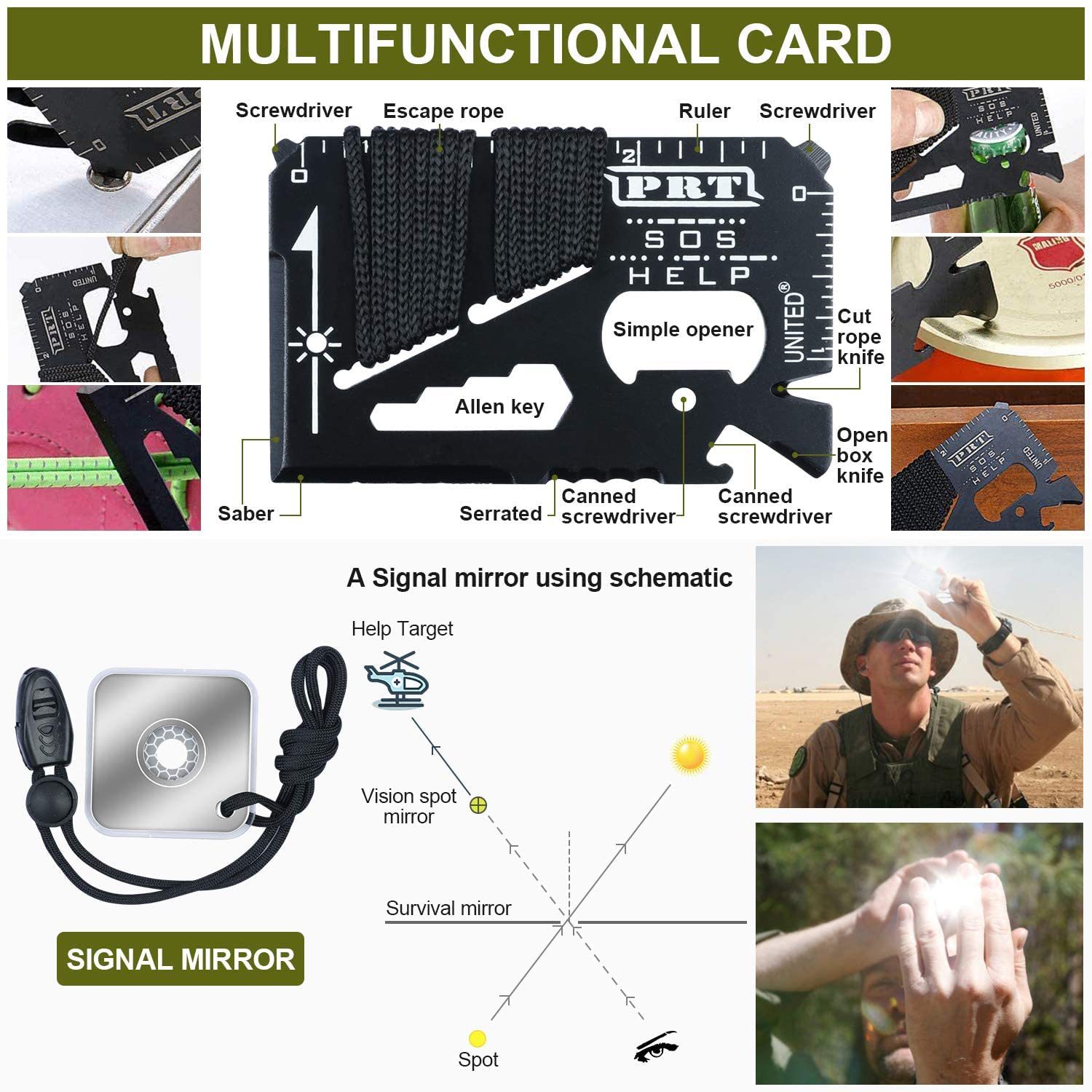 ชุดอุปกรณ์ฉุกเฉินพกพาขนาดกะทัด - Hunting Outdoor บทวิจารณ์และราคา