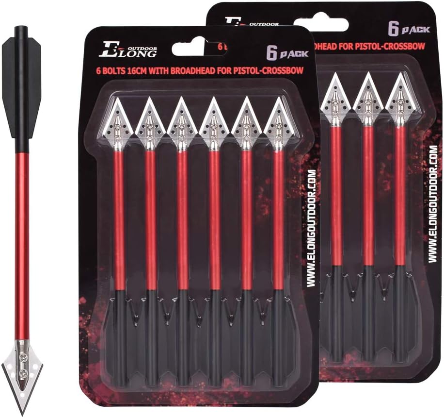 อลูมิเนียม Crossbow Bolts ลูกศ - Crossbow Bolt Broadhead บทวิจารณ์และราคา