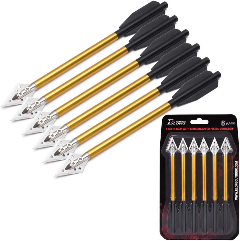 อลูมิเนียม Crossbow Bolts ลูกศ - Crossbow Bolt Broadhead บทวิจารณ์และราคา