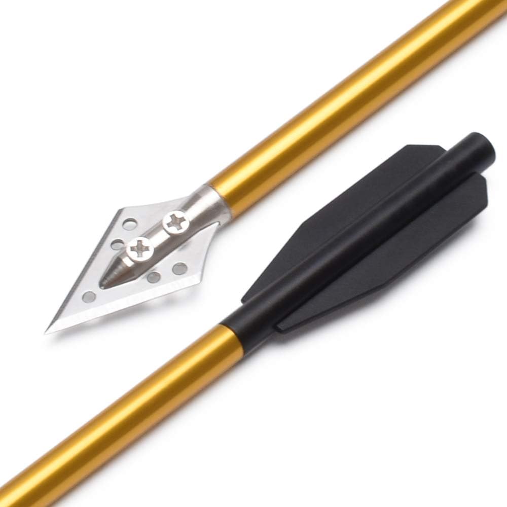 อลูมิเนียม Crossbow Bolts ลูกศ - Crossbow Bolt Broadhead บทวิจารณ์และราคา