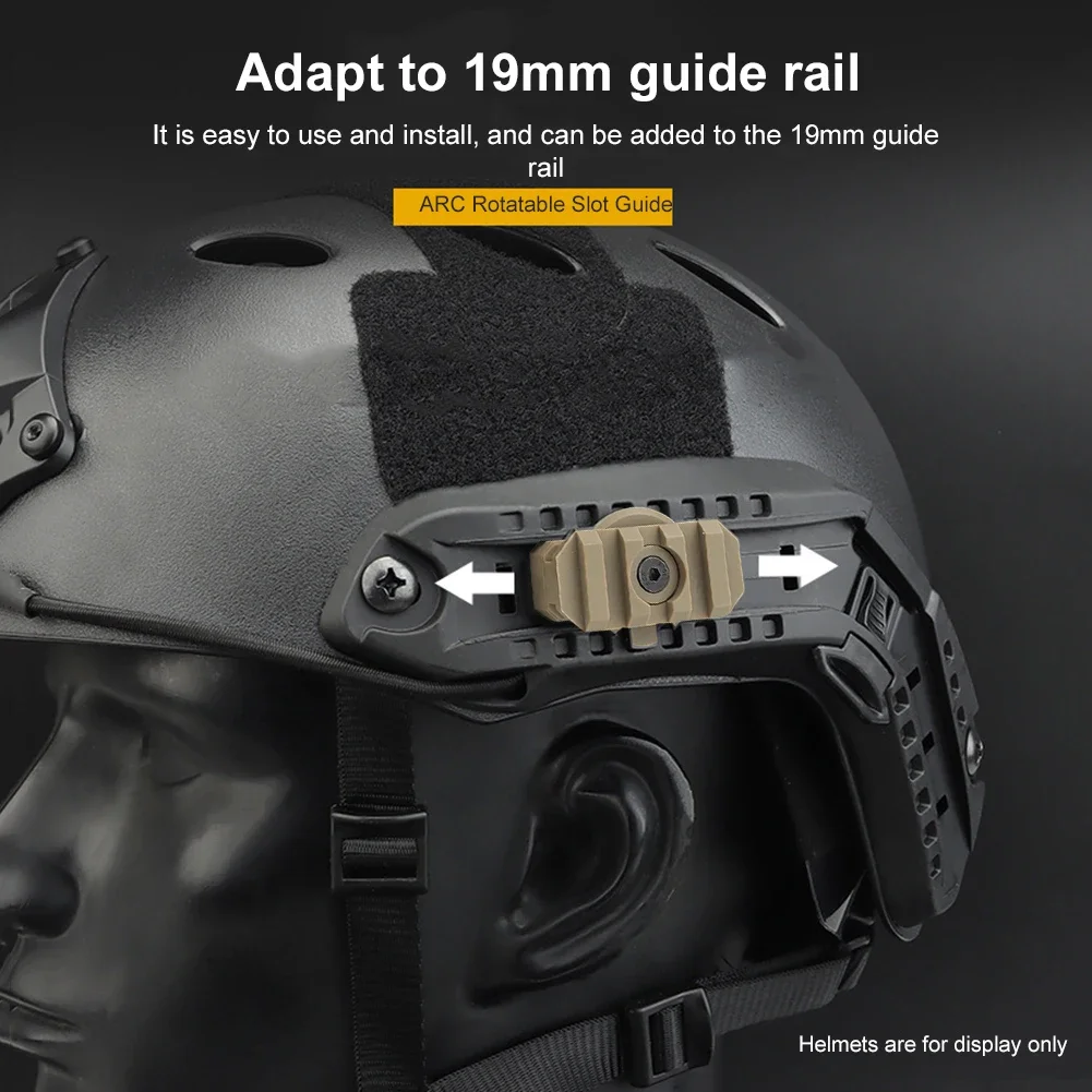 2pcs หมวกกันน็อคยุทธวิธี Side  - Outdoor Hunting Guide บทวิจารณ์และราคา