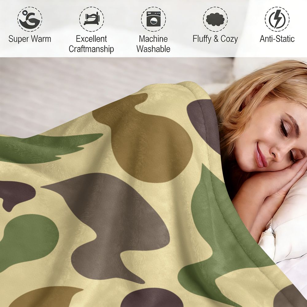 ผ้าห่มลายเป็ด ผ้าฟลานเนลเนื้อน - Outdoor Hunting Blanket บทวิจารณ์และราคา