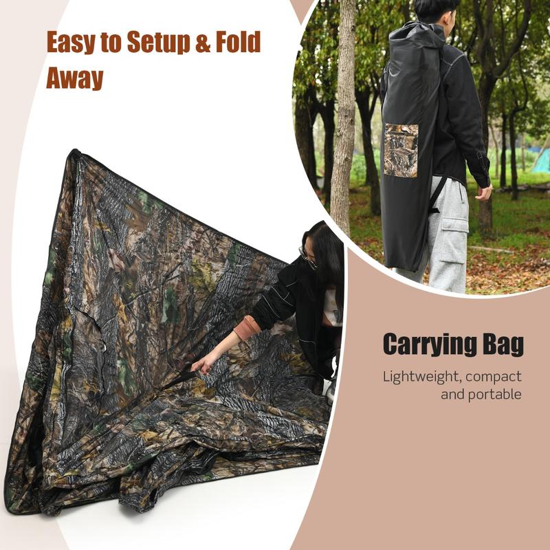 เต็นท์พรางตัวแบบพกพาสำหรับล่าส - Hunting Outdoor บทวิจารณ์และราคา