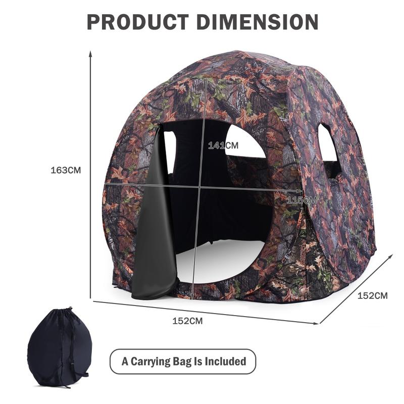 เต็นท์ล่าสัตว์แบบป๊อปอัพ 3 คน, - Hunting Outdoor บทวิจารณ์และราคา