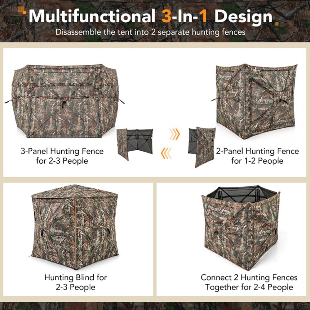 เต็นท์ล่าสัตว์แบบถอดประกอบได้  - Hunting Outdoor บทวิจารณ์และราคา