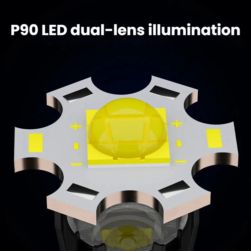 ไฟฉาย LED P90 กำลังสูง TYPE-C  - Hunting Outdoor บทวิจารณ์และราคา