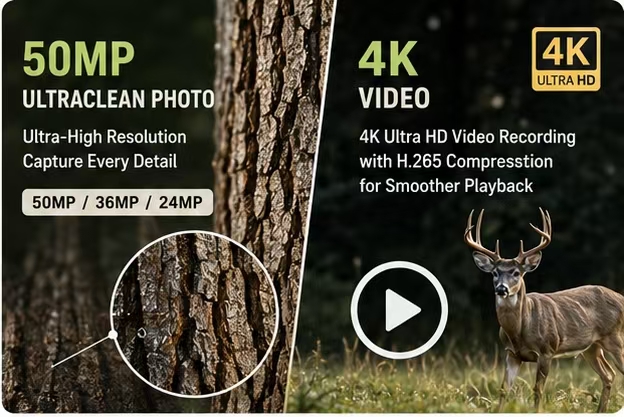 กล้องติดตามสัตว์ป่าพลังงานแสงอ - Outdoor Hunting Videos บทวิจารณ์และราคา