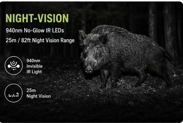 กล้องติดตามสัตว์ป่าพลังงานแสงอ - Outdoor Hunting Videos บทวิจารณ์และราคา