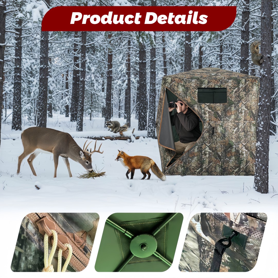 เต็นท์พรางตัวแบบป๊อปอัพสำหรับล - Hunting & Outdoor Supplies Vanderbijlpark Photos บทวิจารณ์และราคา