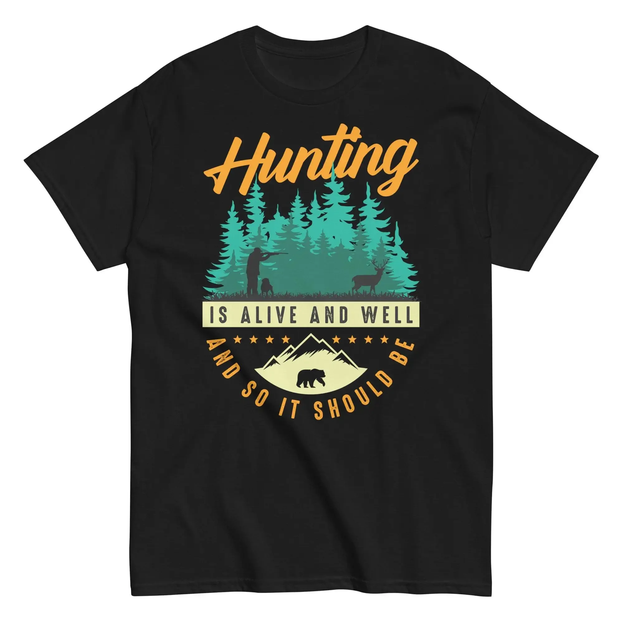 ฉันควรจะเป็นนักล่า ทีเชิ้ตลายก - Wildman Hunting & Outdoor Vanderbijlpark บทวิจารณ์และราคา