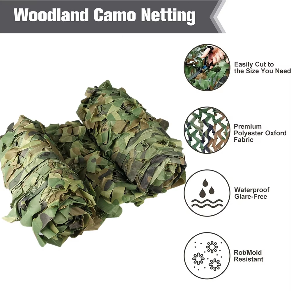 ตาข่ายพรางลายป่า สำหรับกันแดด  - Hunting And Camping In Forest บทวิจารณ์และราคา