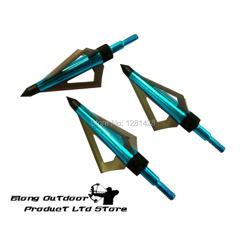 12 ชิ้น Blue 125 Grain Broadhe - Crossbow Bolt Broadhead บทวิจารณ์และราคา